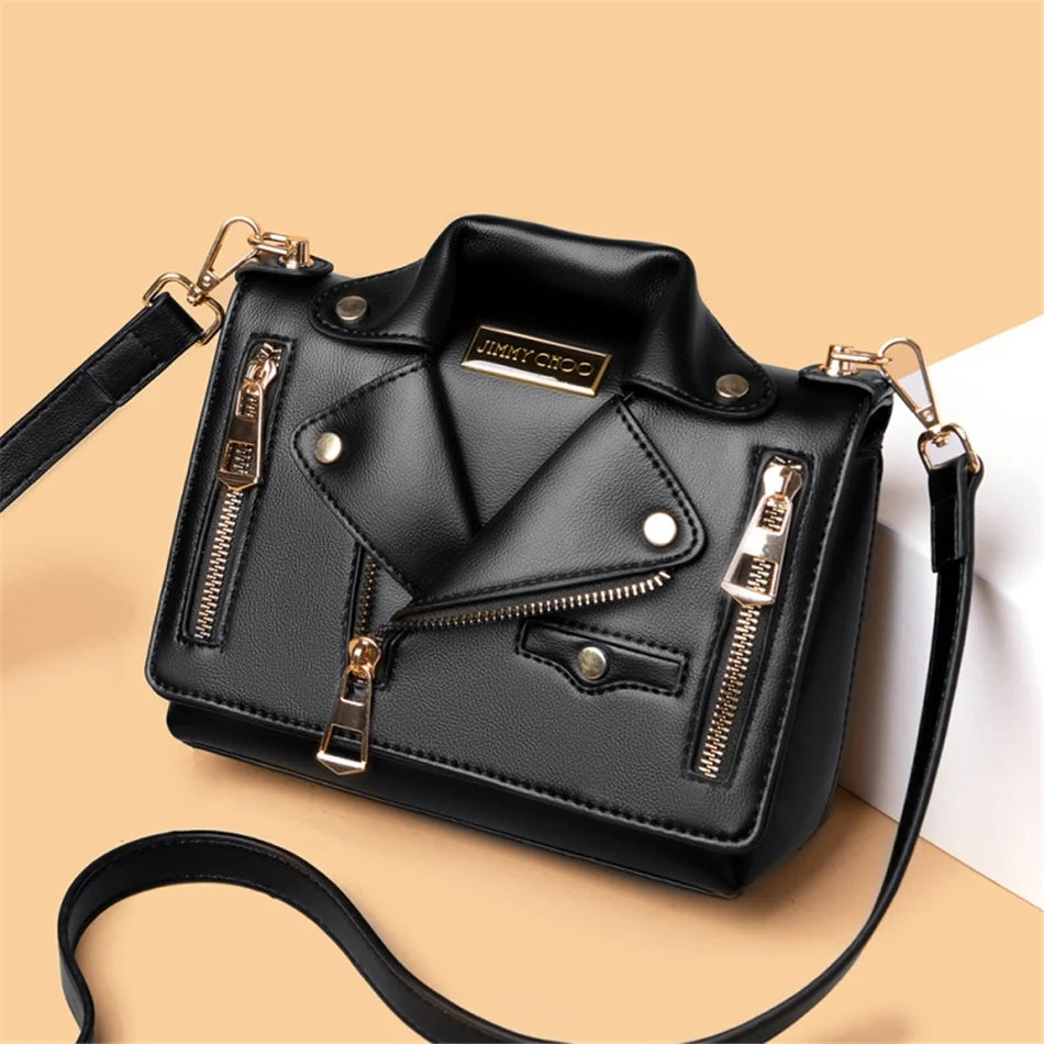 Japan Style Leather Shoulder Bag for Women Lady Shopping Crossbody Mochilas