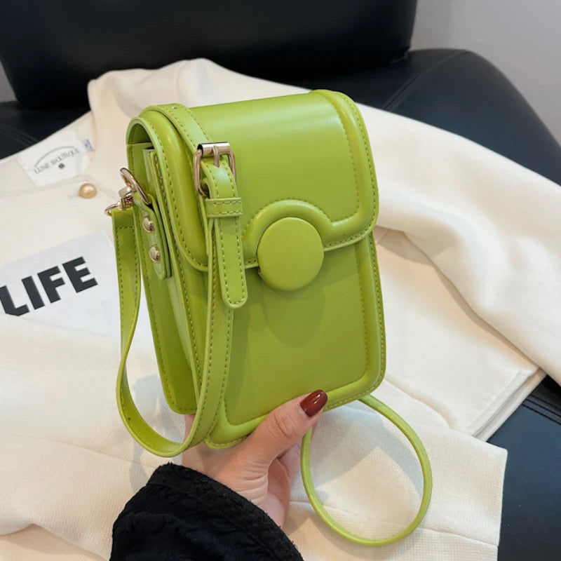 Japan Style Phone MINI Bag High-quality PU Leather Women's Handbag