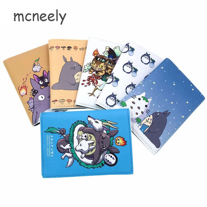 Japanese Cartoon Passport Cover Waterproof Travel Case Holder