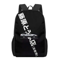 Japan Initial D 3D Print School Backpack Kids Bag Kindergarten