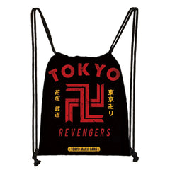 Japanese Anime Drawstring Bag Tokyo Revengers Backpack for Kids