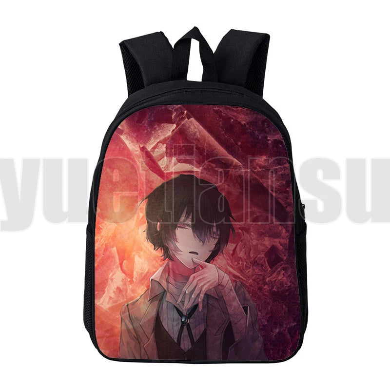 Japanese Bungou Stray Dogs Backpack 3D Anime Dazai Daily Pack Osamu Back