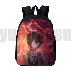 Japanese Bungou Stray Dogs Backpack 3D Anime Dazai Daily Pack Osamu Back