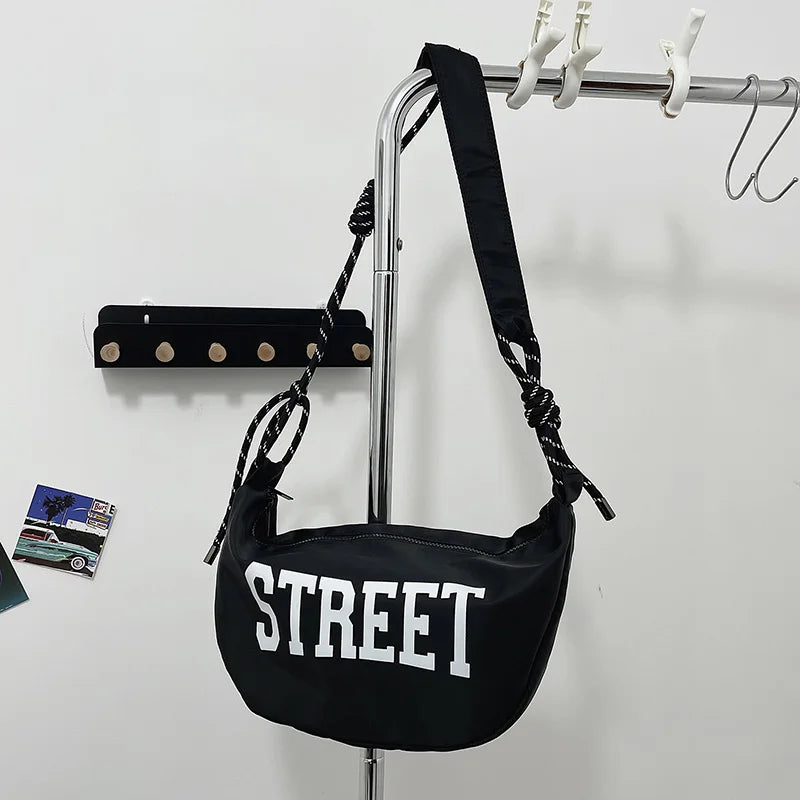 Japanese Canvas Shoulder Crossbody Bag Large Woman Messenger Bags