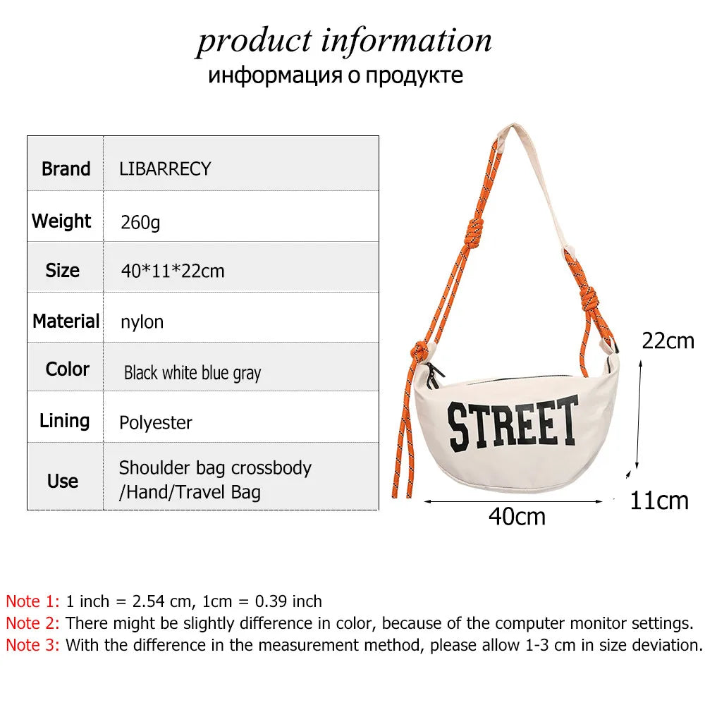 Japanese Canvas Shoulder Crossbody Bag Large Woman Messenger Bags