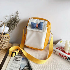 Japanese Canvas Women Bags Harajuku Style Small Square Bag