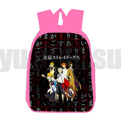 Bungou Stray Dogs 3D Anime Backpack for Children Osamu Dazai School Bag 16 Inch