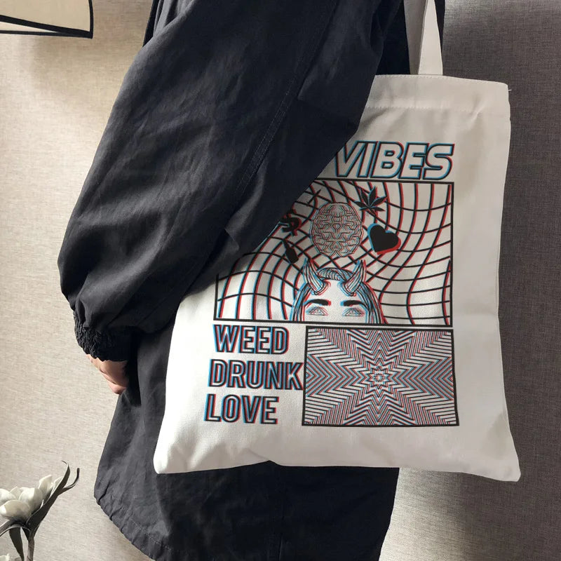 Japanese Cartoon Casual Women's Shoulder Bag Hip-hop Women's Bag