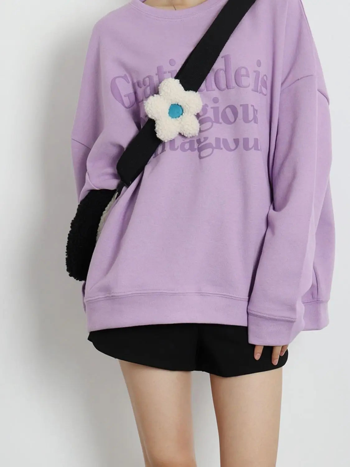 Japanese Puppy Plush Tote Bag Autumn Winter Large Capacity Shoulder Messenger Ba