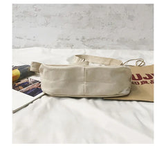 Japanese Cotton Cloth Big Lady Satchels Unisex Cross Body Bag