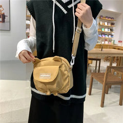 Japanese Bear Ears Shaped Crossbody Bag Nylon Student Shoulder Bag