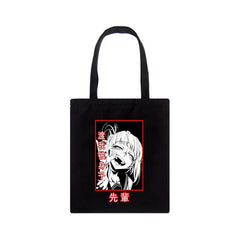 Japanese Eye Anime Cartoon Ulzzang Canvas Bag Casual Female Large Capacity