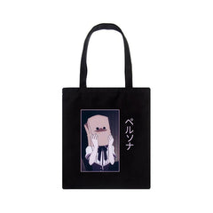 Japanese Eye Anime Cartoon Ulzzang Canvas Bag Casual Female Large Capacity