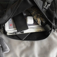 Japanese Nylon Sling Bag Large Capacity Shoulder Handbag