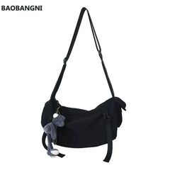 Japanese Nylon Sling Bag Large Capacity Shoulder Handbag