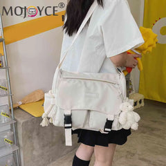 Japanese Harajuku Crossbody Bags Casual Nylon Messenger Pouch
