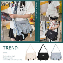 Japanese Harajuku Crossbody Bags Casual Nylon Messenger Pouch