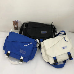 Japanese Harajuku Nylon Messenger Bags for Women High School Girls Shoulder Bag
