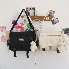 Japanese Harajuku Nylon Messenger Pouch Casual Women Crossbody Bag