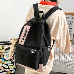 Japanese Harajuku Nylon School Backpack College Student Casual Travel Bag