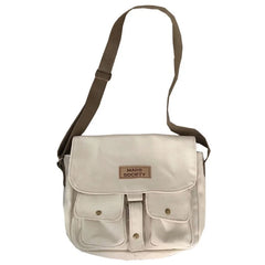 Japanese Harajuku Style Tooling Messenger Bag Canvas Messenger Bags