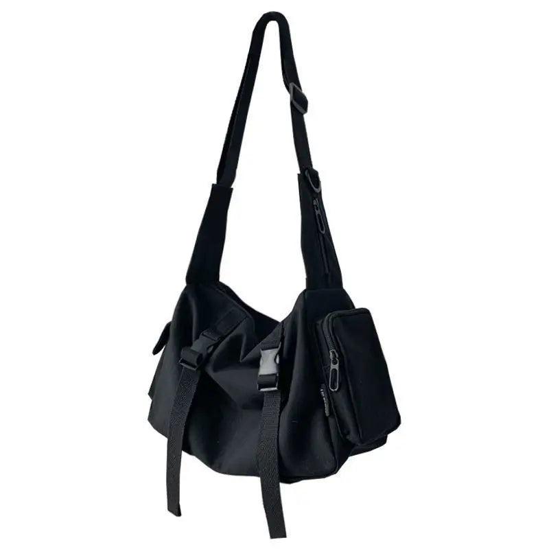 Japanese Harajuku Messenger Bag Canvas Crossbody Large Capacity Handbag