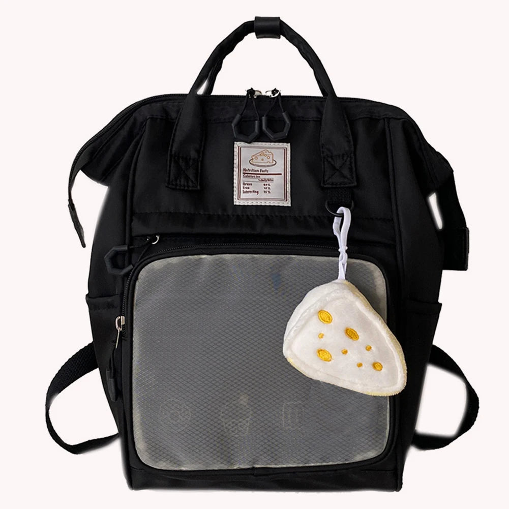 Japanese High School Backpack Teenage Girl Large Capacity Nylon Bookbag Harajuku