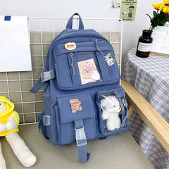 Japanese High School Girls Backpack for Teenage Girls