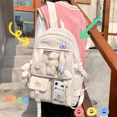 Japanese High School Girls Backpack for Teenage Girls