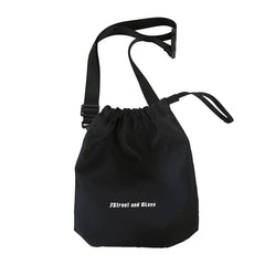 Japanese Ins Shoulder Bag Hip-hop Drawstring Harajuku Tooling Street Couple Mess