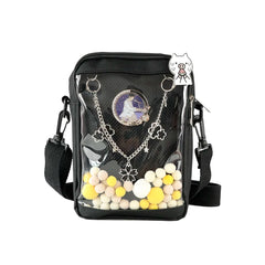 Japanese Itabag Mini Crossbody Bag PVC Transparent Clear Small For Teens Girls