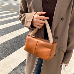 Japanese Macaron PU Leather Small Square Bag Lady Bags Style Shoulder Bag