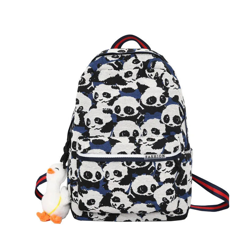 Japanese Second Panda Backpack Teenage School Bags Women Shoulder Bag