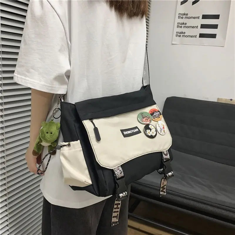 Japanese Messenger Bag Student Crossbody Satchel for Women