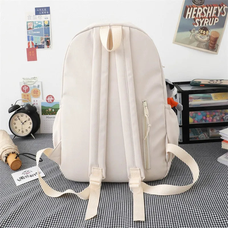 Japanese Women Backpack High Nylon School Bag For Teenage Girls