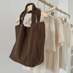 Japanese Canvas Shoulder Bag Large-capacity Handbag