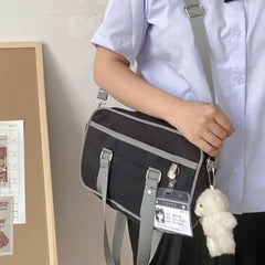 Japanese Student Bags High College Students Shoulder Messenger Bags