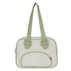 Japanese Student Shoulder Bag Contrast Patchwork Nylon Casual