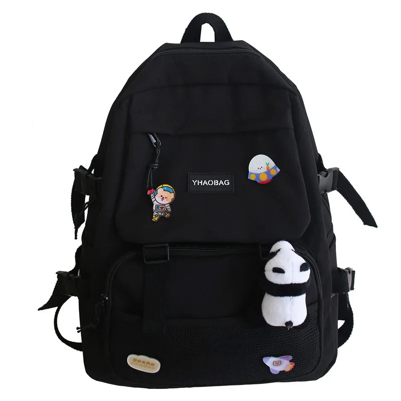 Japanese Style Girl Book Waterproof Nylon Women Backpack