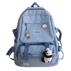 Japanese Style Girl Book Waterproof Nylon Women Backpack