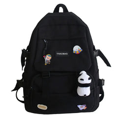 Japanese Style Girl Book Waterproof Nylon Women Backpack
