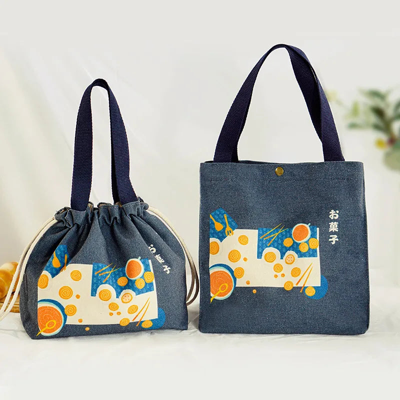 Japanese Style Thermal Lunch Bag for Women