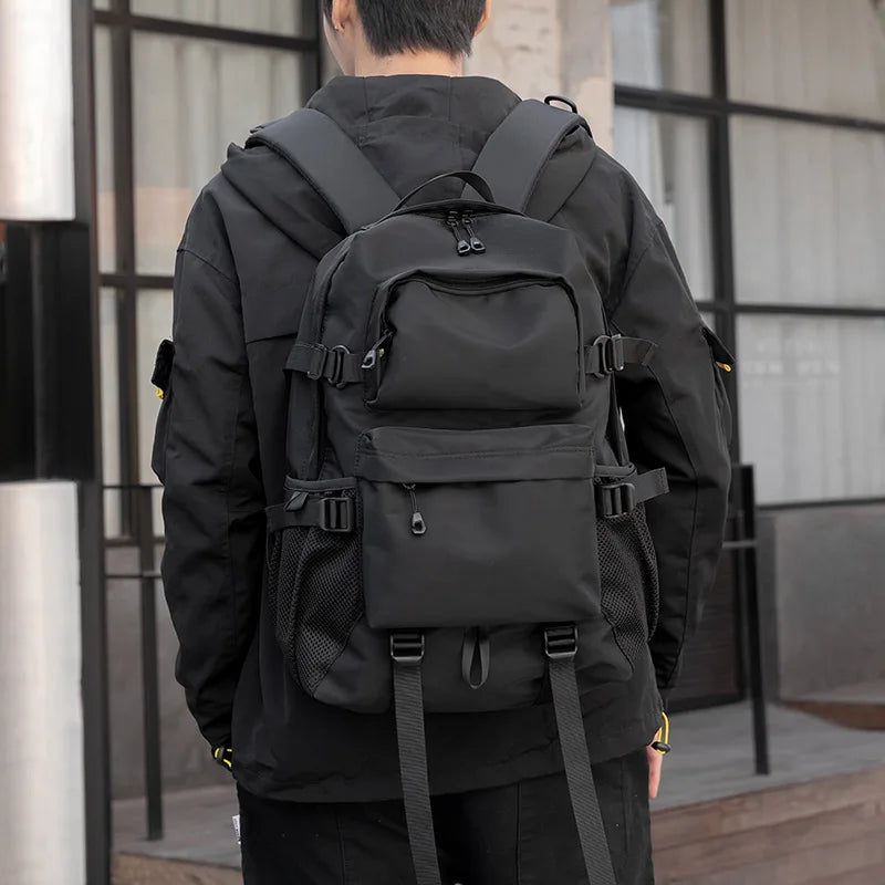 Japanese Style Men's Backpack Large Capacity Travel Bag