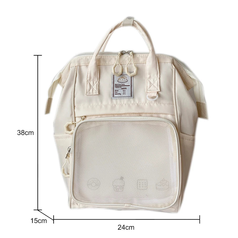 Japanese Style School Bags For Teenage Girls Preppy Tote Bag Nylon Bag Backpack