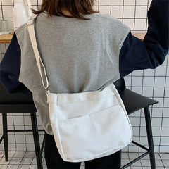 Japanese Style Canvas Shoulder Bag Female Handbag Satchel Crossbody Bag