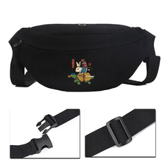 Japanese Tide Unisex Shoulder Bag Multifunctional Chest Bag Fitness Animation Pr