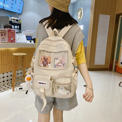 Japanese Women Backpack Travel Couple Bag Waterproof Rucksack
