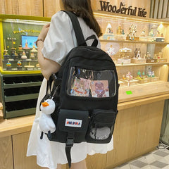 Japanese Women Backpack Travel Couple Bag Waterproof Rucksack