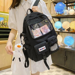 Japanese Women Backpack Travel Couple Bag Waterproof Rucksack
