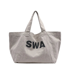 Japanese Casual Canvas Shoulder Bag for Women